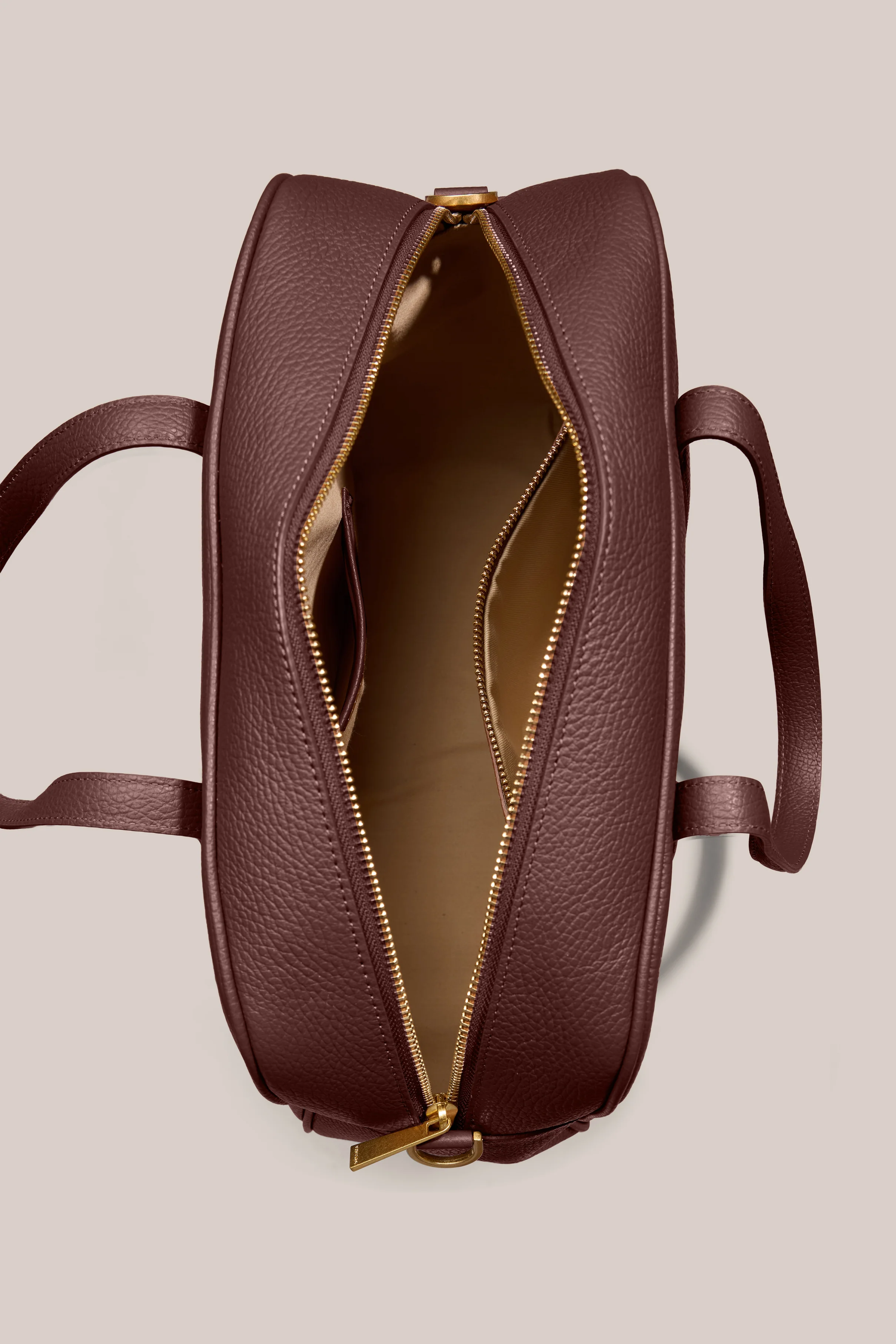 Vera Mahogany Medium Bowler Bag - Image 8